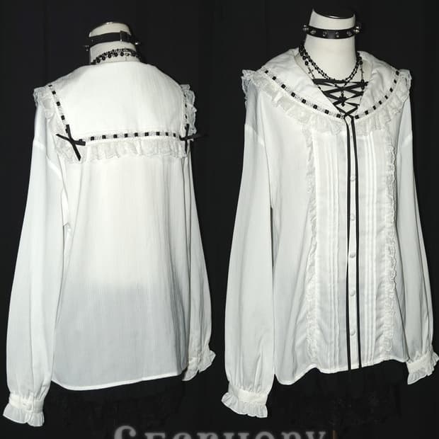 (secret honey) gothic lace sailor 