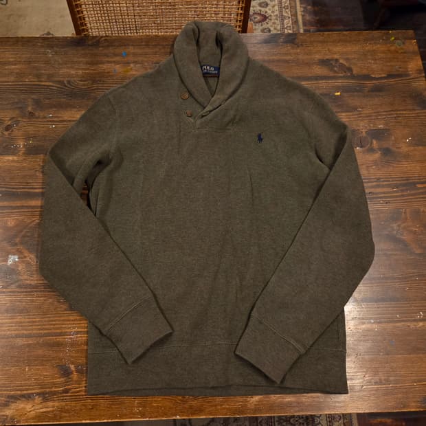 폴로랄프로렌 숄칼라 스웻