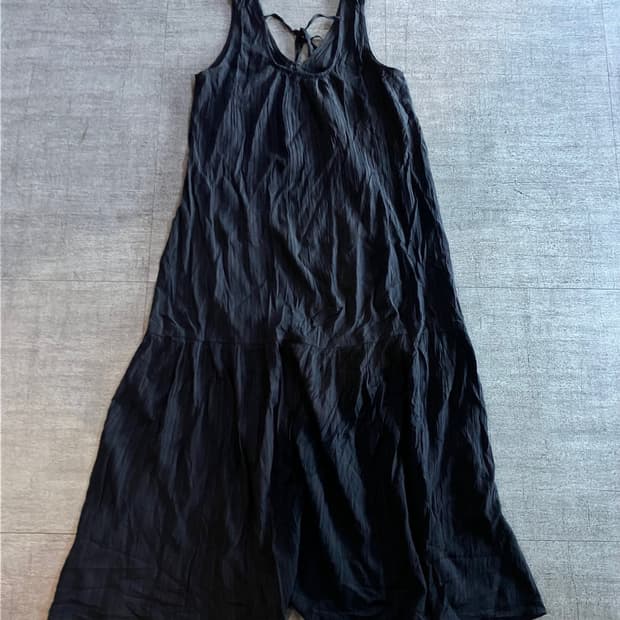 일본빈티지 하구미모리걸 달천깔페어리 린넨 롱원피스