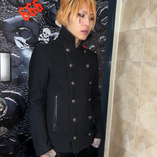 SHELLAC Double-Burtoned Napoleon Jacket