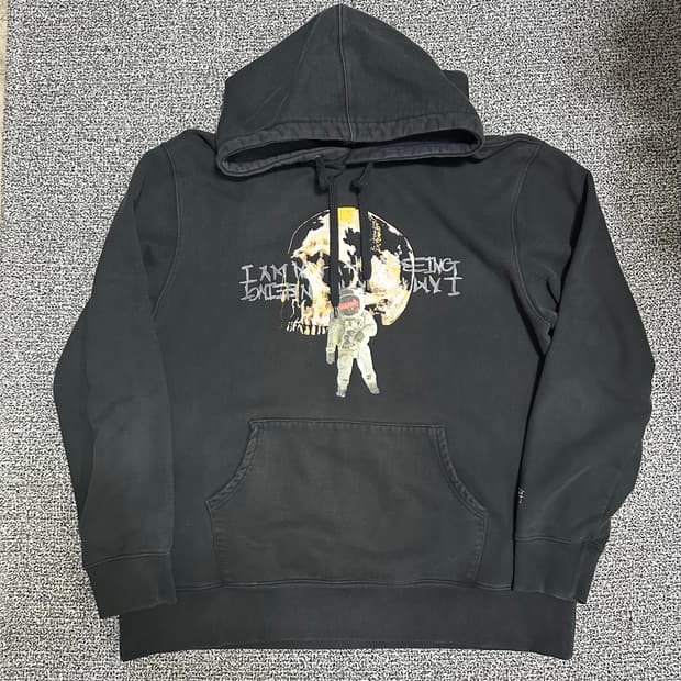 (XL) 아임낫어휴먼비잉 그래픽 후드티