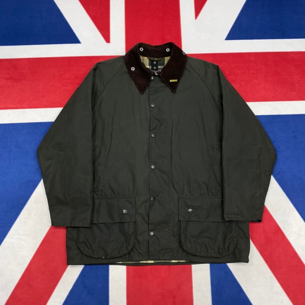 바버 뷰포트 왁스자켓 44 실측 110