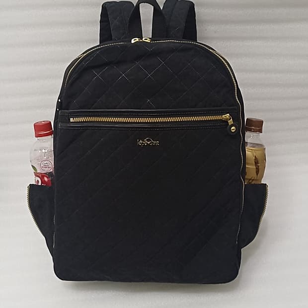 정품 키플링 퀼팅 백팩 L 학생 일상 여행 가방 블랙 훌륭 사랑봉봉정품 