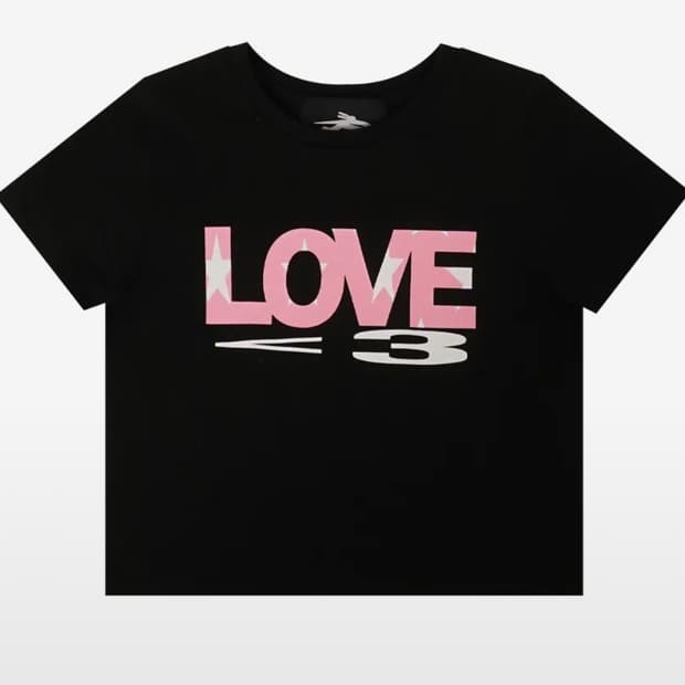 제노리포트 Love Crop Tee