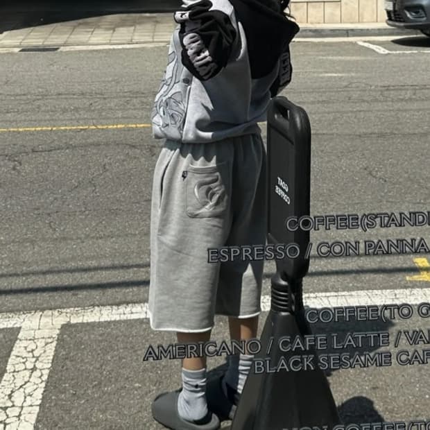 오도어 몰리 버뮤다팬츠 그레이 1
