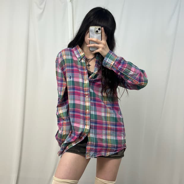 Polo Ralph Lauren pink check shirt 