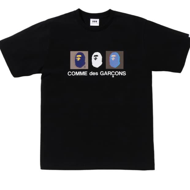 베이프 X 꼼데가르송 오사카 한정 스크린 티셔츠