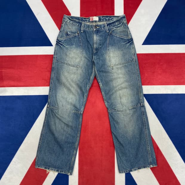 리바이스 데님팬츠 실측 34