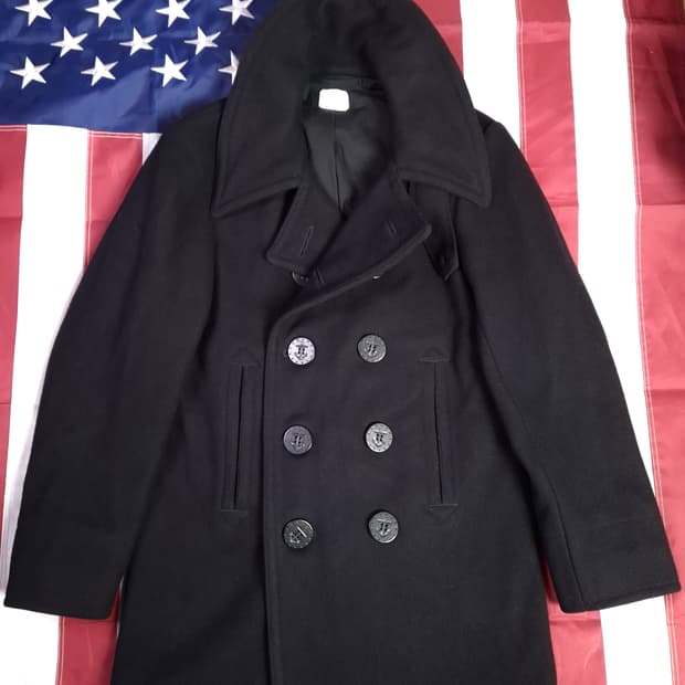 새제품급 오리지날 리얼맥코이 WW2 미해군  피코트