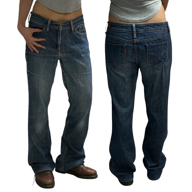 Levi's lady style semi bootcut denim