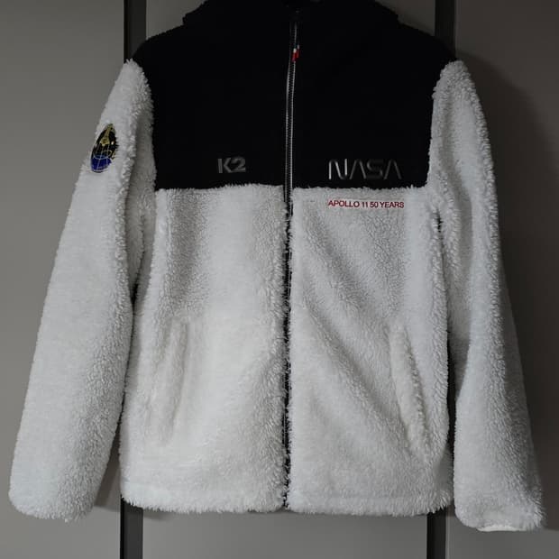 K2+ NASA 콜라보레이션 스페이스 비숑  후리스 뽀그리 후드.  싸이