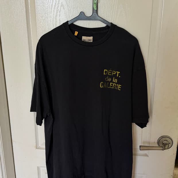 [2XL] 갤러리 디파트먼트 프렌치 티셔츠 블랙