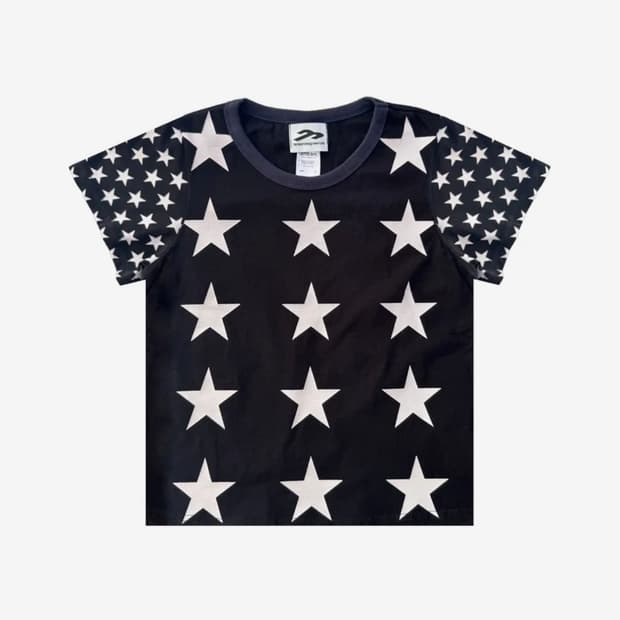 탄산마그네슘 스타 티셔츠 블랙 (우먼)