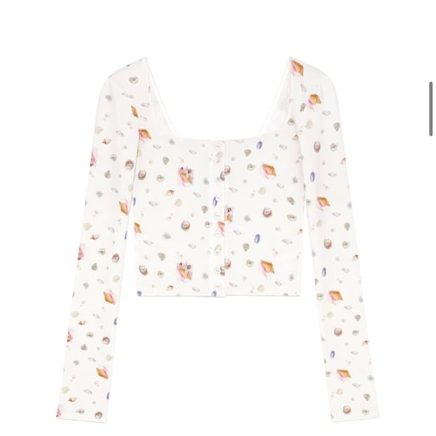 Glowny 글로니 Mellow button cardigan shell