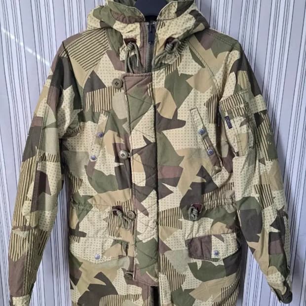 (S) [PENFIELD] 펜필드 카모 패턴 후드 퀼팅 자켓