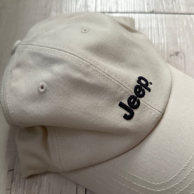 Jeep 캡모자 아이보리