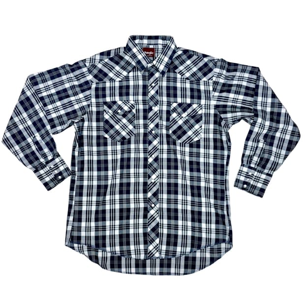 랭글러 Wrangler 80s빈티지 웨스턴체크 L