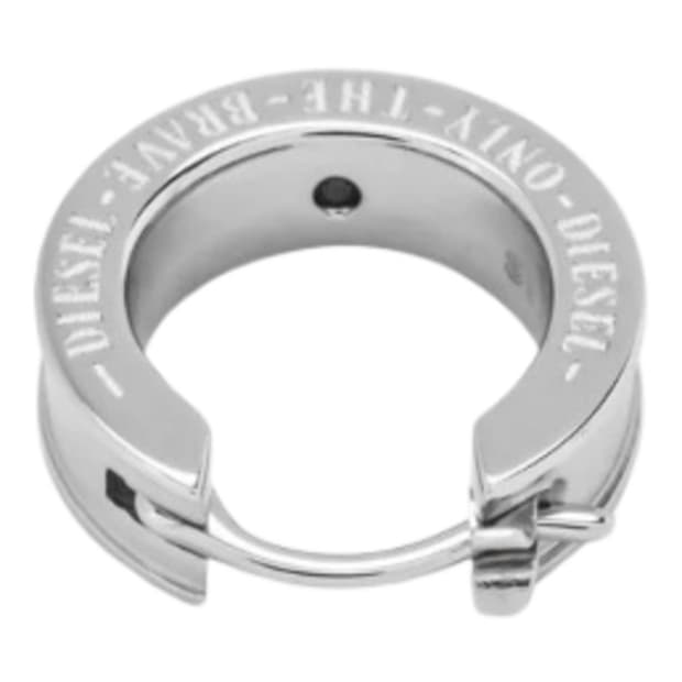 디젤 disel 실버 이어링 귀걸이 스테인리스