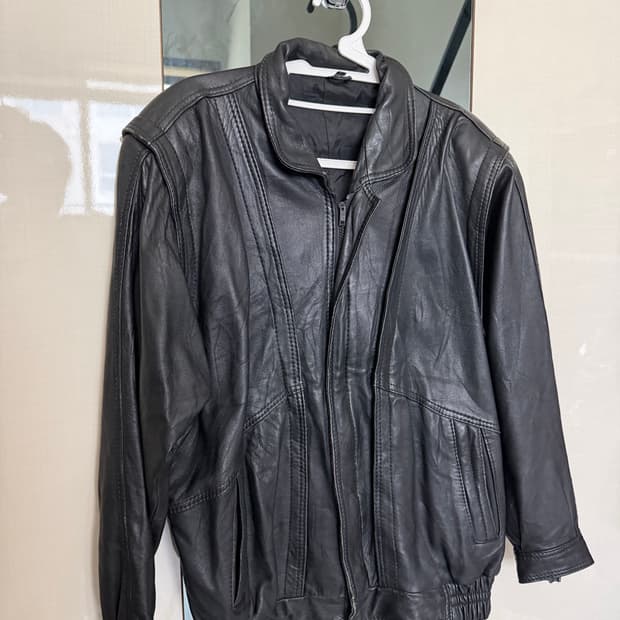 빈티지 레더 자켓