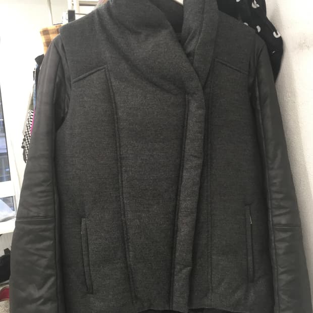 Helmut lang leather vest padding set