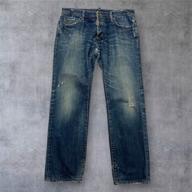 디스퀘어드 Dsquared2 중청 디스트로이드 데님팬츠 50