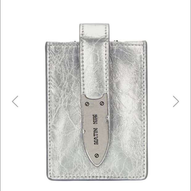 마뗑킴 아코디언 지갑(실버)