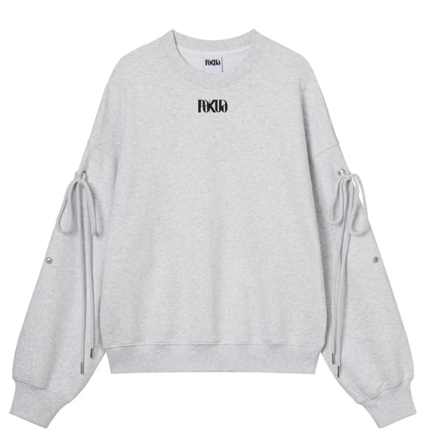 파쿠아 리본디테일 스웻셔츠