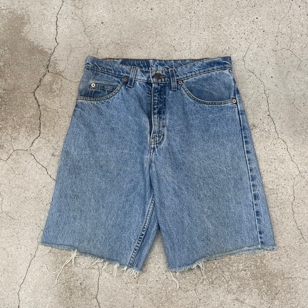 90's Levi's 550 denim shorts