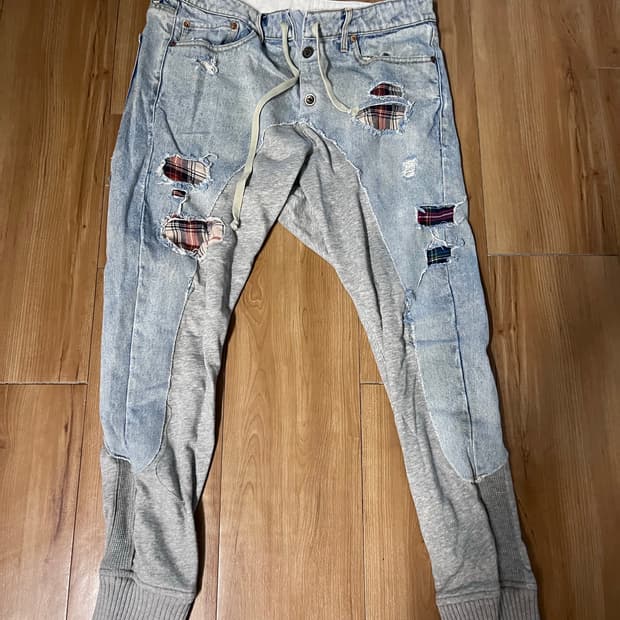 그렉로렌 하프앤하프 팬츠