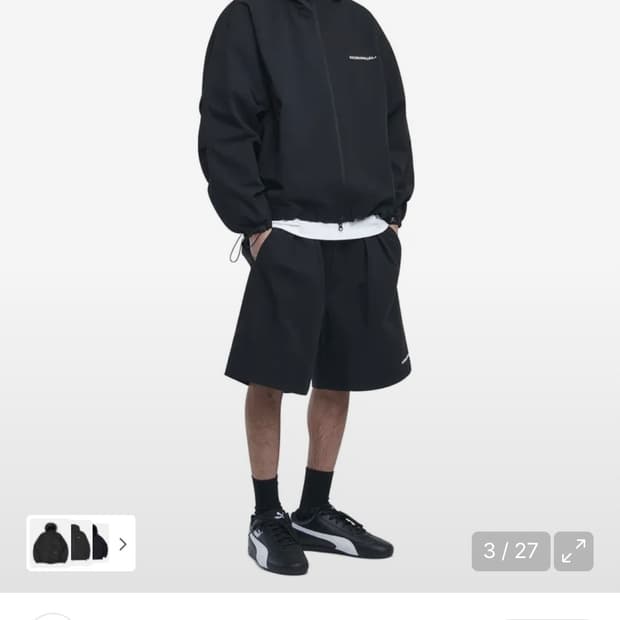 노메뉴얼 바람막이 m사이즈(리뉴얼 전 버전)