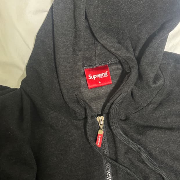 슈프림 차콜 후드집업