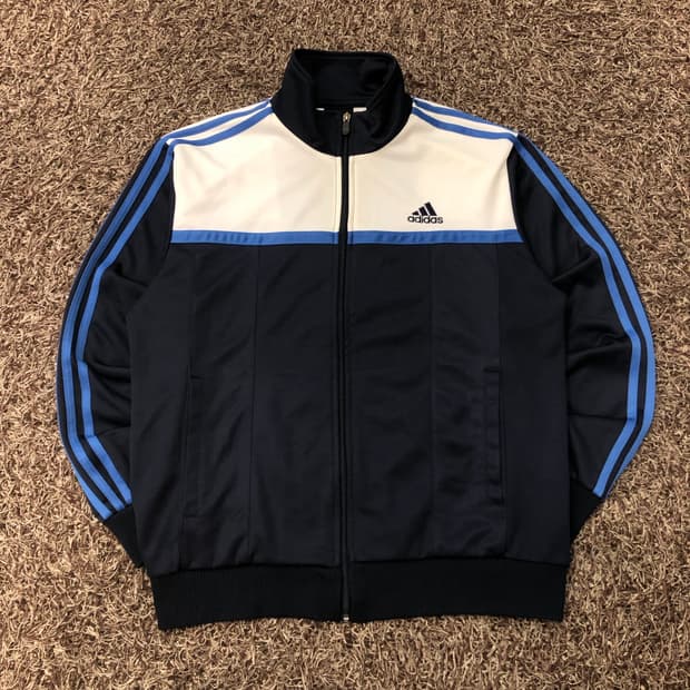 100 아디다스 삼선 져지 트랙 자켓