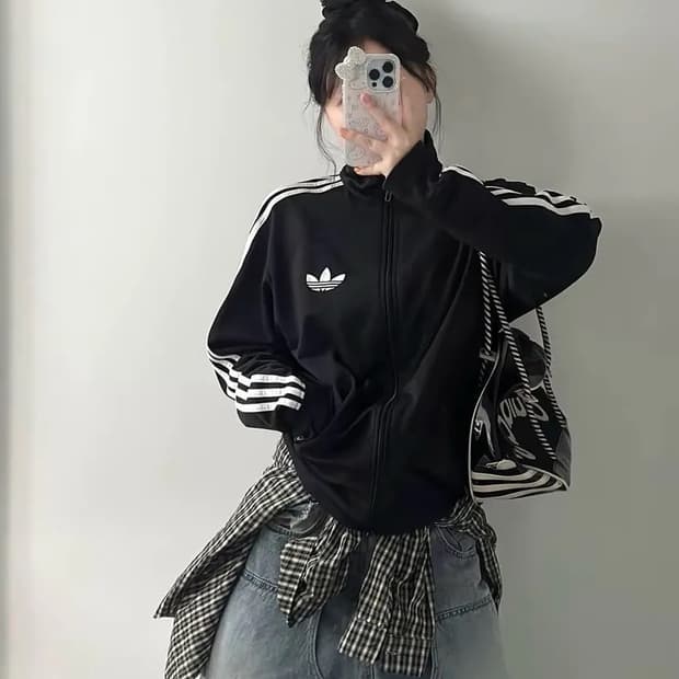 아디다스 빅로고 파이어버드 우먼 삼선 트랙탑 져지 (새상품)