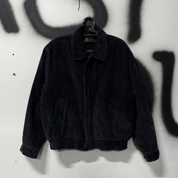 VTG 빈티지 코듀로이 골덴 집업 블루종 자켓