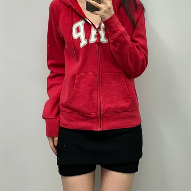 Gap 갭 레드 후드집업
