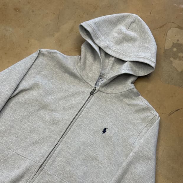 L 폴로랄프로렌 여성용 그레이 후드집업