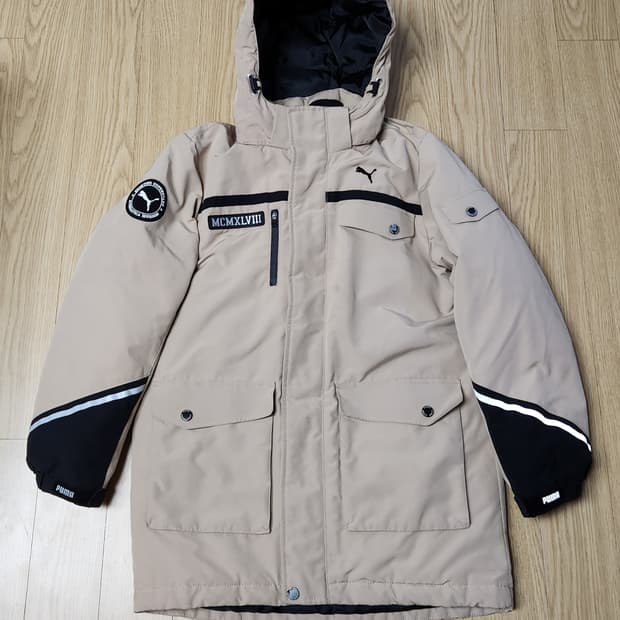 PUMA 푸마 키즈 웰론 스노우 패딩, 야상점퍼, 사파리 점퍼 140