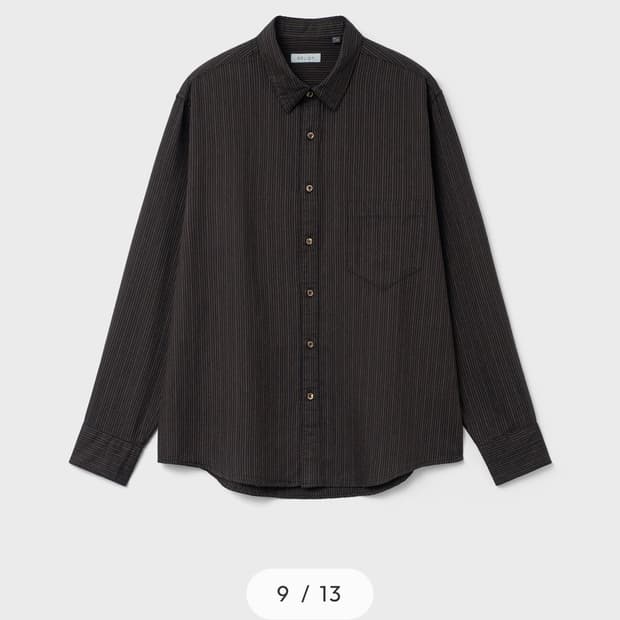 벨리에 치코 셔츠 - 블랙 멀티 스트라이프 05(105)