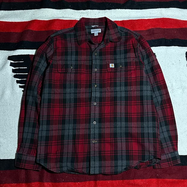 [칼하트] •Loose Fit Flannel Shirt
