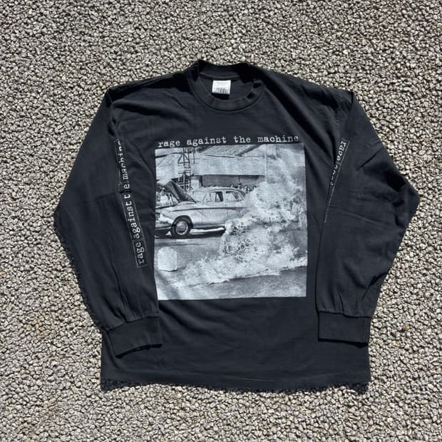 RATM빈티지밴드티(XLsize)새티스파이 캐피탈 팔라스 데우스 비즈빔