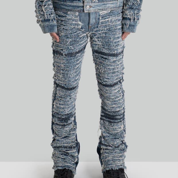 ALYX 알릭스 X 블랙민즈 6 포켓 데님 진 라이트 블루 30사이즈