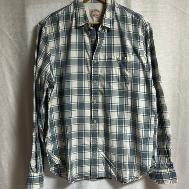 브룩스브라더스 체크 셔츠 남방 XL