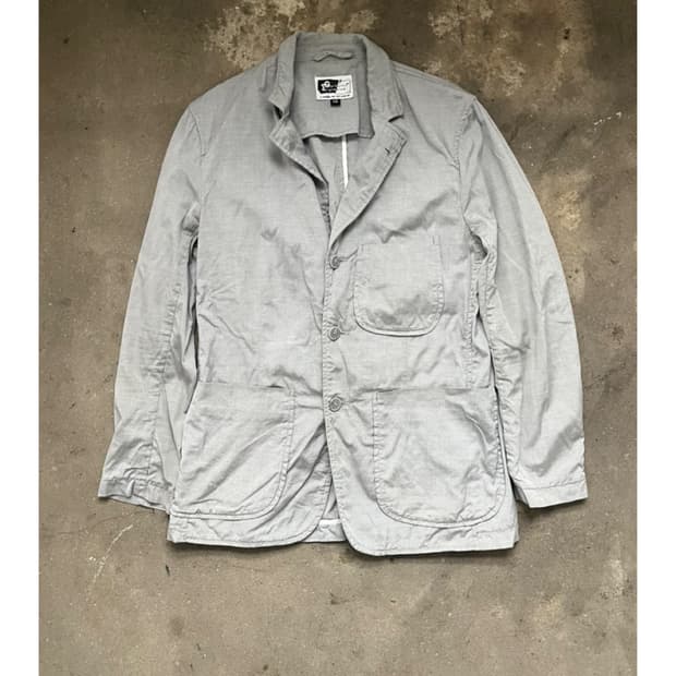 Engineered Garments 그레이 코튼 셔츠 자켓 