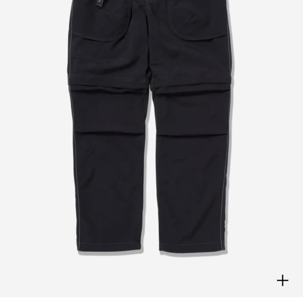 앤드원더 NY taffeta hiker 투웨이 팬츠 블랙 M