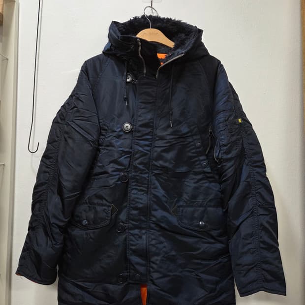 ALPHA 알파 야상 점퍼 네이비 헌팅점퍼