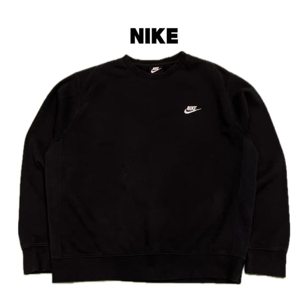 (L) 나이키 퓨추라 기모 맨투맨 블랙