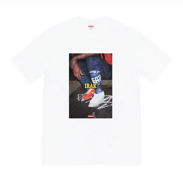 (M)슈프림 22FW IRAK Cast Tee 화이트