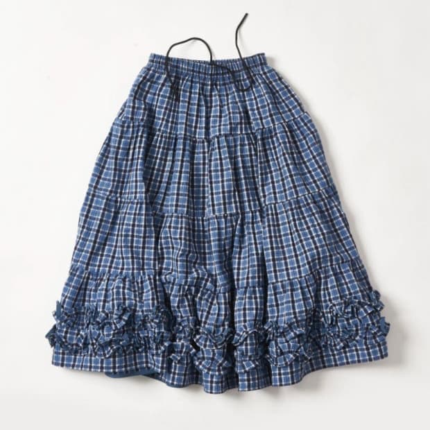 플리즈프로젝트 프릴 체크 스커트
