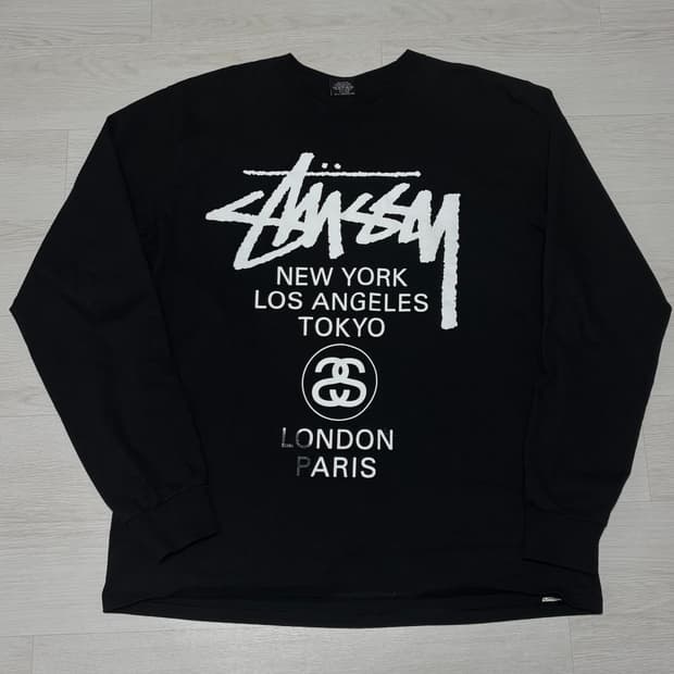 스투시 월드투어 롱슬리브 L