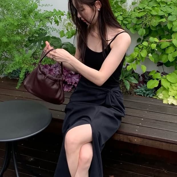 Lea 르에 노아 트위스트 랩스커트 noa wrap